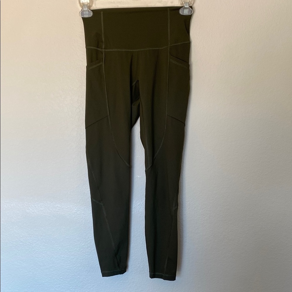 Everlane Perform leggings green pockets women’s small